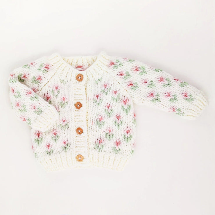 Bitty Blooms Blush Cardigan Sweater Baby & Toddler