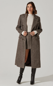 Morana Herringbone Coat