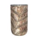 Mercury Glass Hurricane/Vase, Antique Silver Finish