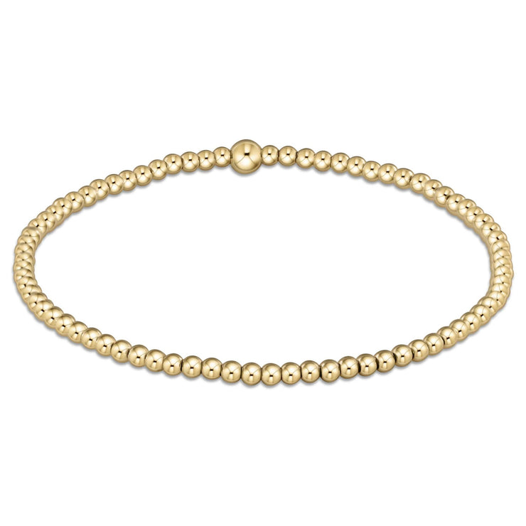 E. Newton Classic Gold 2.5mm Bead Bracelet