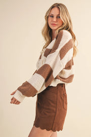 Keep it Cream Combo Sweater
