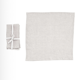 Linen Stone Napkin Sete