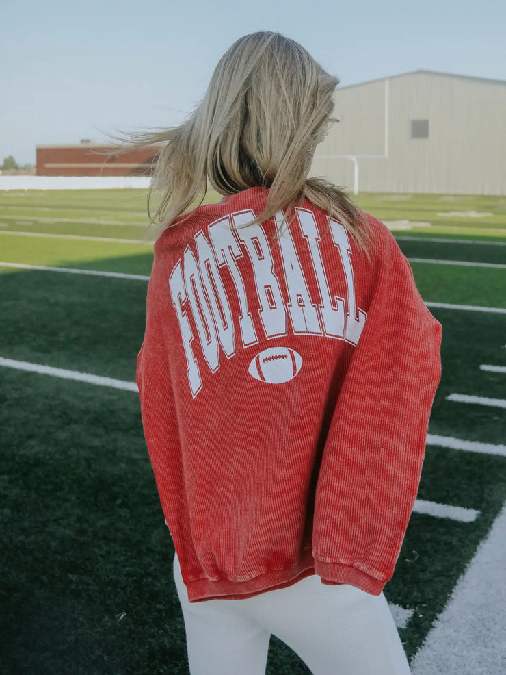 Football Corded Sweatshirt