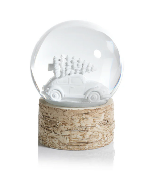 Snow Globe with Tree on Car