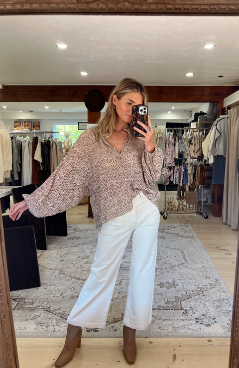 Bryana Button Down Top