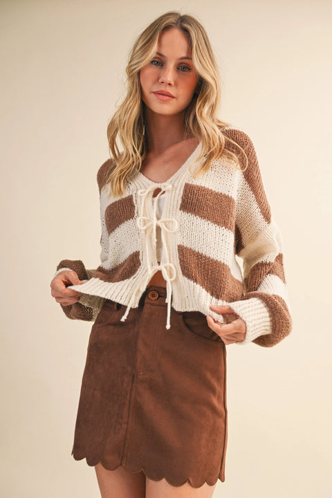 Keep it Cream Combo Sweater