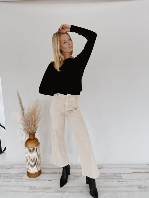 Boatneck Dolman Sweater Tunic