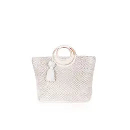 Birch Lurex Durrie Tote