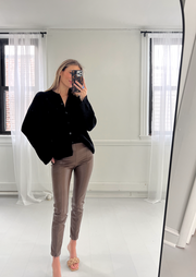 Adrien Button Up Sweater - Black