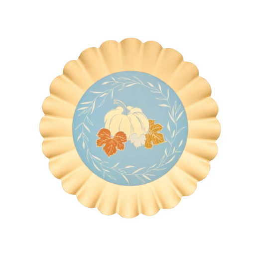 Gilded Harvest Dinner Plate 10.5" 8/pkg Gold Foil