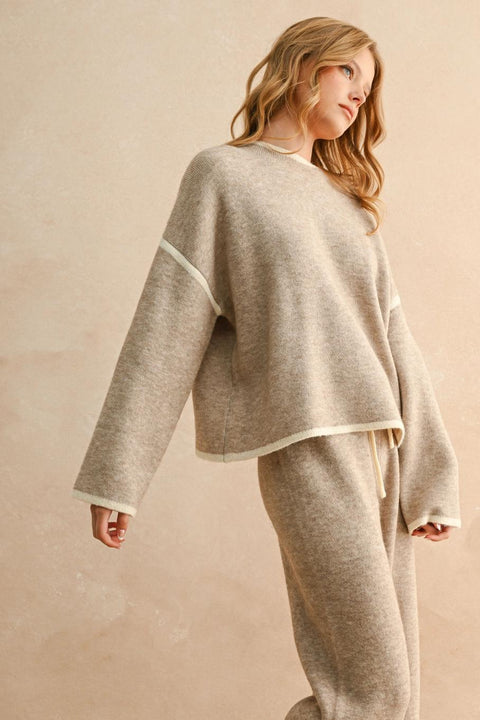 Cozy Combo Set Sweater Oatmeal