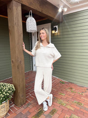 Salt n' Pepper Knit Set Pant