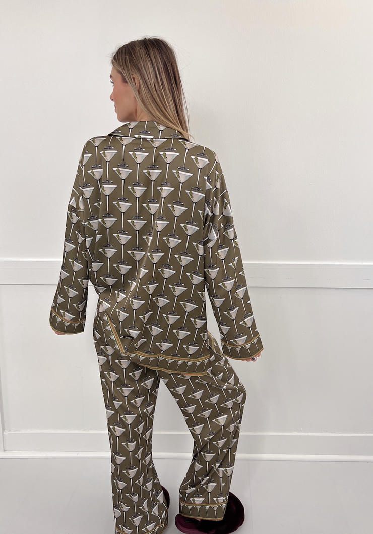 Overslept PJ Set - Extra Dirty Martini