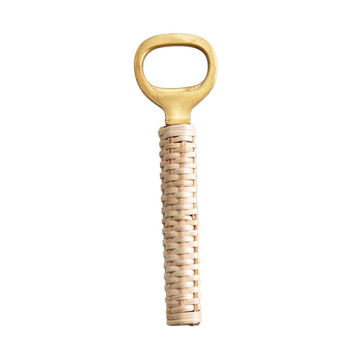 Bottle Opener with Bamboo Wrapped Handle