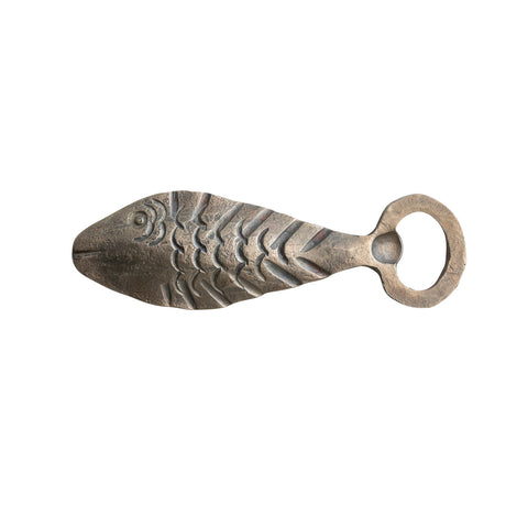 Cast Metal Fish Bottle Opener