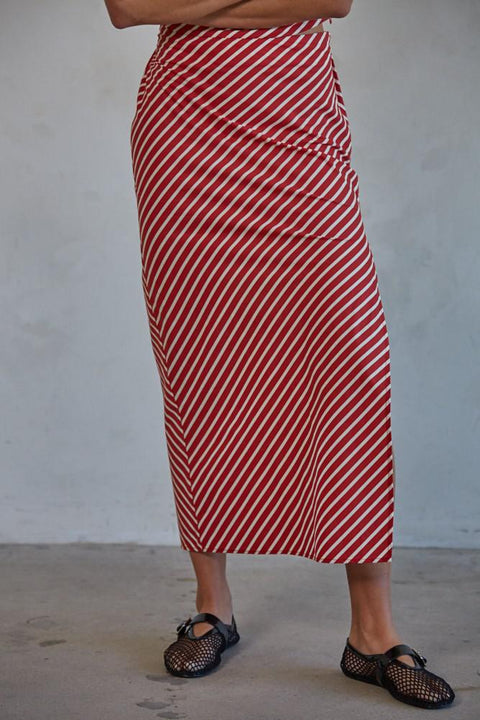 Casa Amour Skirt - Red/Ivory