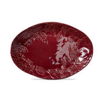 Autumn Leaves Oval Platter