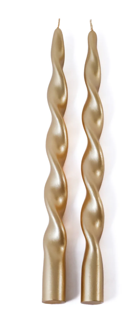 Lumière Twist Formal Candles- Set of 2