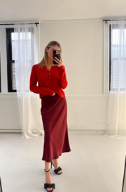 Medina Cardigan - Red