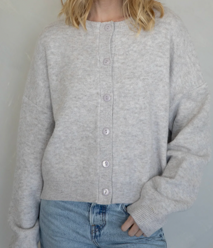 Alyssa Beach Button Up - Heather Oat