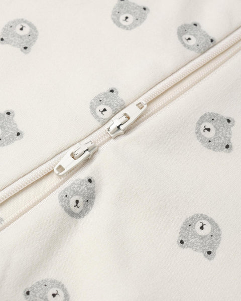 Zip Long Sleeve Sleeper - Bears