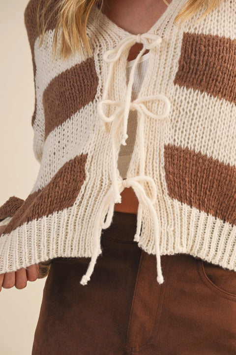 Keep it Cream Combo Sweater