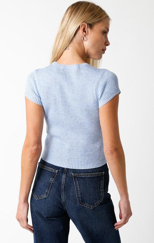 Reese Sweater Top Blue