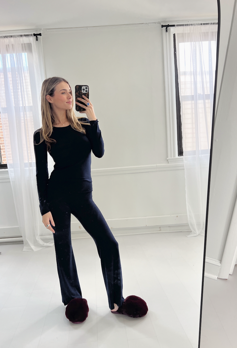 Dynamic Yoga Pant in Blue Saphire