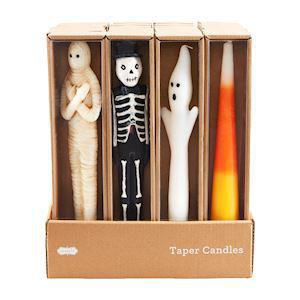 Halloween Taper Candle - Assorted