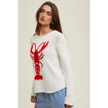 Lobster Sweater - Ivory