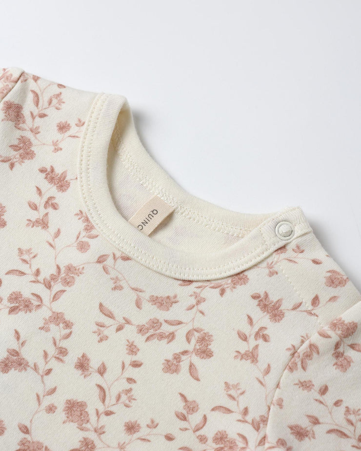 Quincy Mae Jersey Bodysuit 2 Pack - French Garden/Rose Stripe