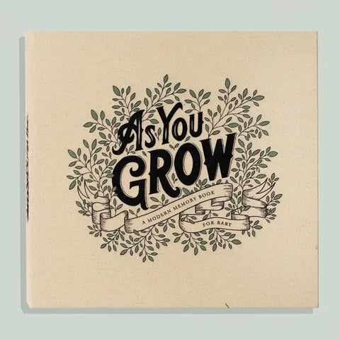 As You Grow: A Modern Memory Book For Baby (New Mom)