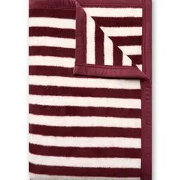 Sideline Stripe Maroon Midi Blanket