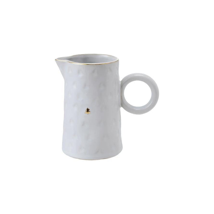 Mini Debossed Tree Stoneware Pitcher - 10oz.