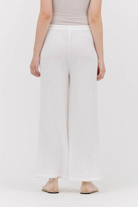 Long Live Gauze Pant - White