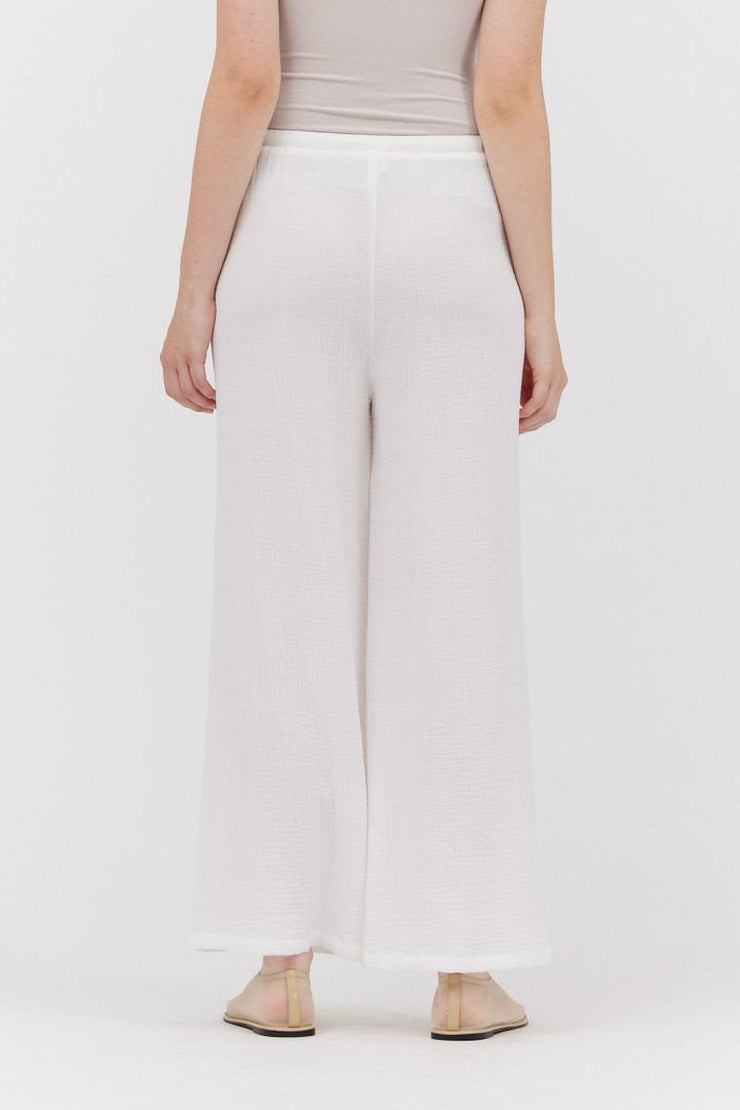 Long Live Gauze Pant - White