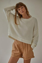 Baylor Knit Sweater - Ivory