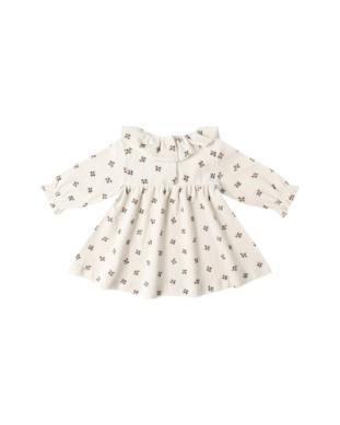 Holly Berry Velour Baby Dress