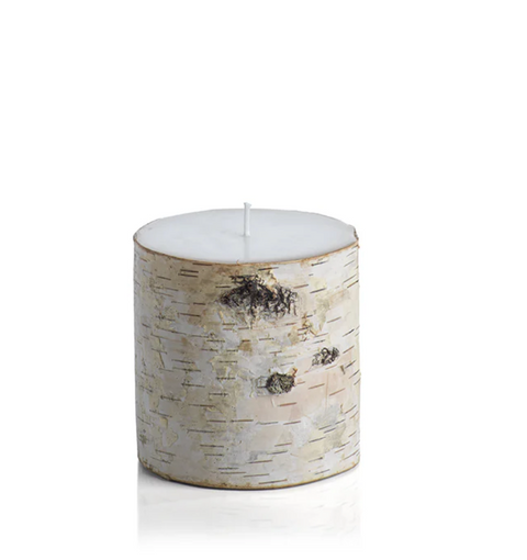 Birchwood Fragrance Free Pillar Candle - Small