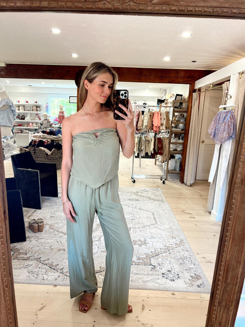 Violet Set Bottom - Army Green