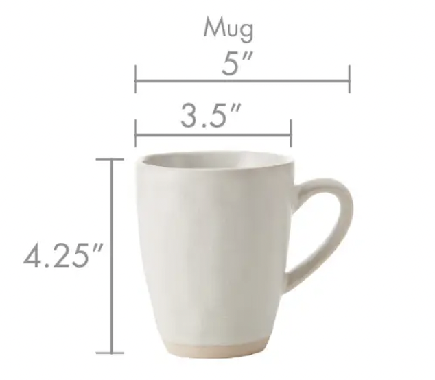 Mikasa Cora White Mug