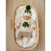 Shamrock St. Patrick's Day Hand Knit Beanie Hat Baby & Kids