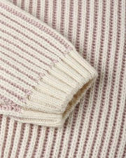 The Relaxed Knit Sweater - Lilac