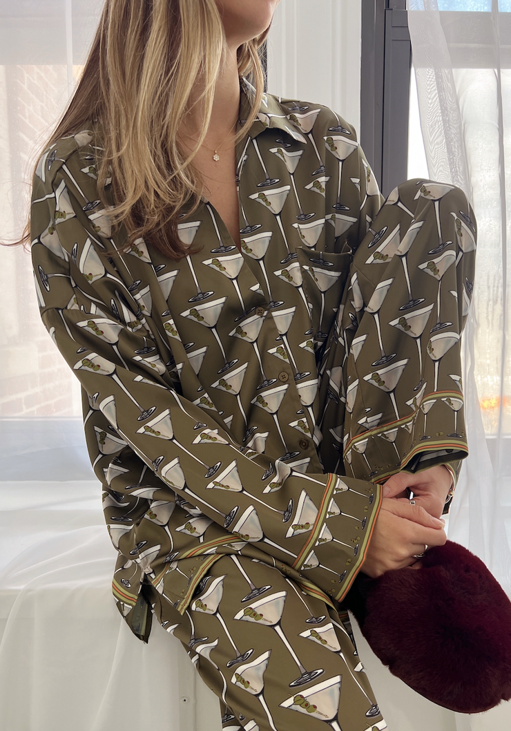 Overslept PJ Set - Extra Dirty Martini