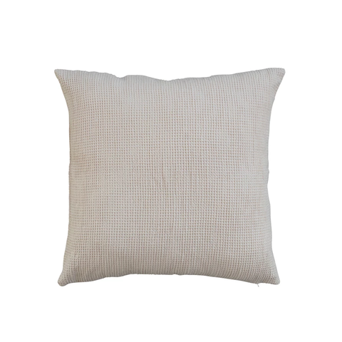 20" Square Linen & Cotton Blend Pillow