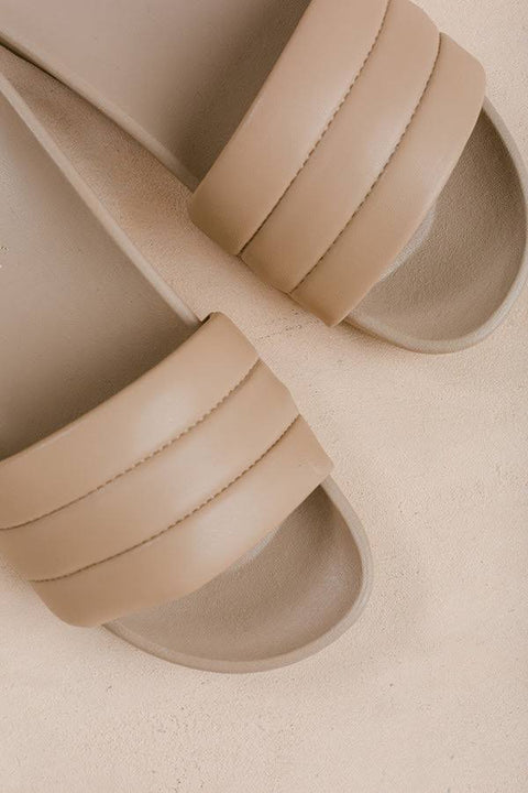 The Dottie Slide - Taupe