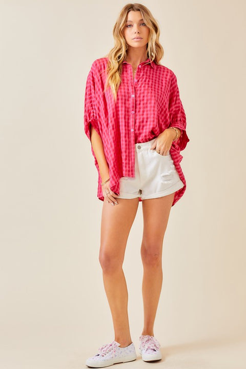 Not So Basic Oversized Button Down