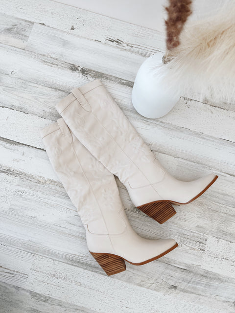 Charley Boot Ivory - ShopTheCue