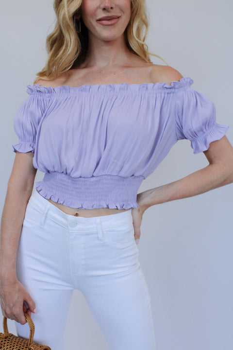 All In Good Fun Top - Lilac