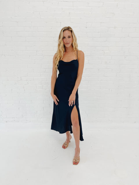 Gaia Dress - Midnight - ShopTheCue